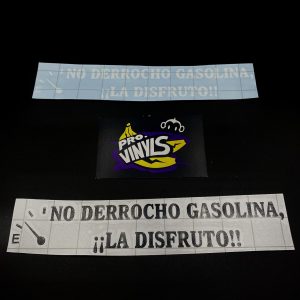Pegatina NO DERROCHO GASOLINA (N50)