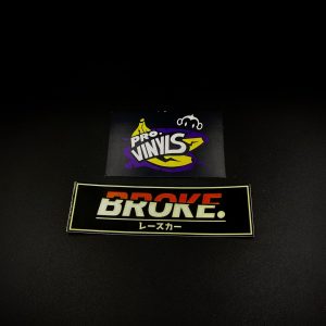 Pegatina BROKE (N108)