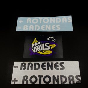 Pegatina -BADENES +ROTONDAS (N40)
