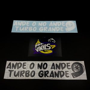 Pegatina ANDE O NO ANDE (N52)